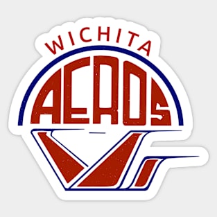 Classic Wichita Aeros Baseball Sticker